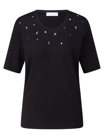 Shirt ronde hals Van St. Emile zwart