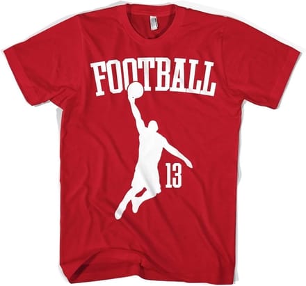 Hybris Footbasket T-shirt rood