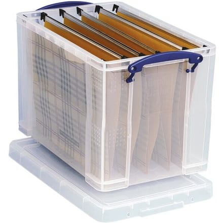 Really useful box – 19L – Transparant – 10 Hangmappen