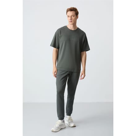 Heren Oversized T-shirt en Broek Set