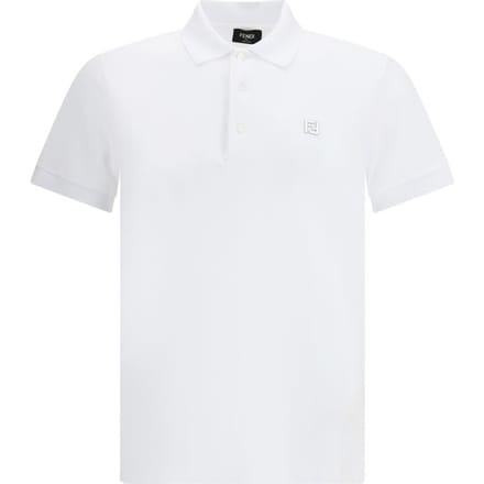Fendi Witte Katoenen Poloshirt