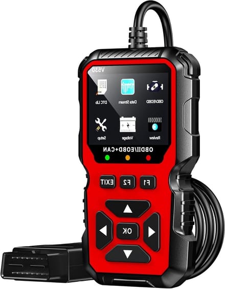 OBD2 Scanner - Foutcode Lezer - Voertuig Diagnostiek - Plug and Play - Niet gespecificeerd - Rood