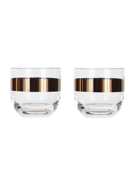 Tom Dixon Tank whiskey glazen set - koper