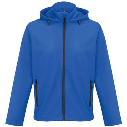 SOLS Heren Race Hoodie Softshell Jas (Koninklijk Blauw)