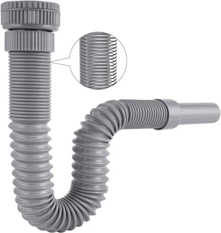 Geurdichte Flexibele Sifon voor Wastafel - 1 1/4 Inch Aansluiting