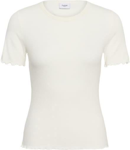 Saint Tropez OlaliaSZ SS T-Shirt Dames T-shirt - Bright White