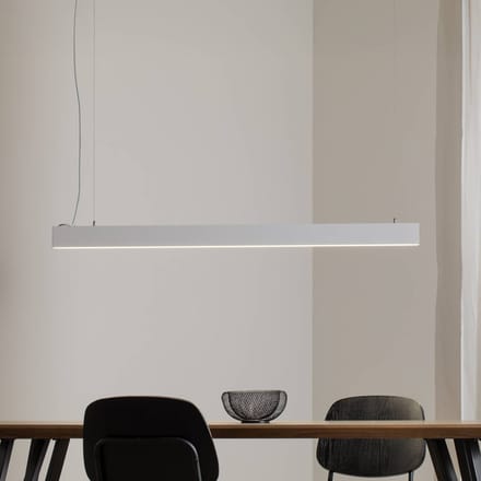 TK Lighting Luxe hanglamp, wit, lengte 112,5 cm, metaal, 4.000 K