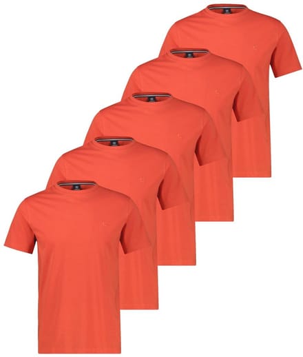 LERROS Heren t-shirt 5 pack Basic
