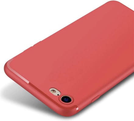 Geschikt voor Luxe Back cover voor Apple iPhone 6 - iPhone 6s - Rood - TPU Case - Siliconen Hoesje