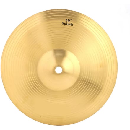 Cymbale Splash IRIN en laiton durable de 25 cm, accessoire pour batterie beige