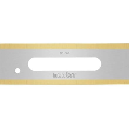 MARTOR 869.60 Reserve-mes INDUSTRIEKLINGE brede schliff 10 stuk(s)