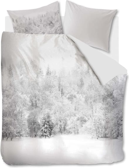 Kardol Arctic Forest Dekbedovertrek - Eenpersoons - 140x200/220 cm - Light Grey