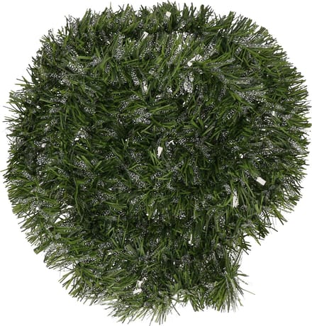 Kerstslinger - groen - 270 cm - lametta/tinsel - folie slinger - kerstversiering