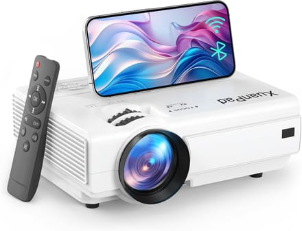 Full HD Mini Beamer met 5G WiFi en Bluetooth - 1080P Projector voor Thuisbioscoop