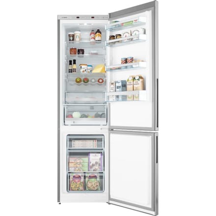 Bosch KGE39ALCA - Serie 6 - koel-vriescombinatie - VitaFresh: houdt etenswaren langer vers in gekoelde lades - RVS