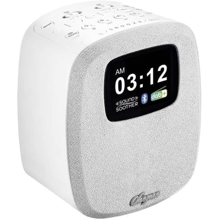Sangean DCR-83 Radio DAB+, VHF (FM) AUX, Bluetooth, USB Acculaadfunctie, Wekfunctie Wit