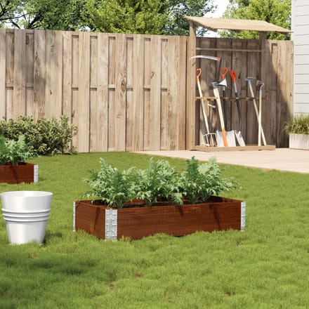vidaXL - Plantenbak - 100x50 - cm - massief - grenenhout - bruin