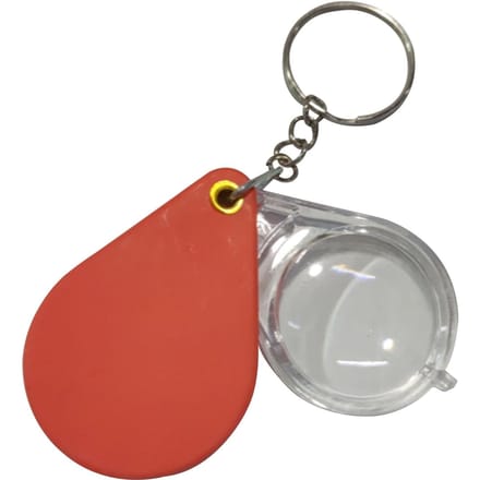 10x kleine vergrootglas zakloep opvouwbare vergrootglas sleutelhanger voor het lezen