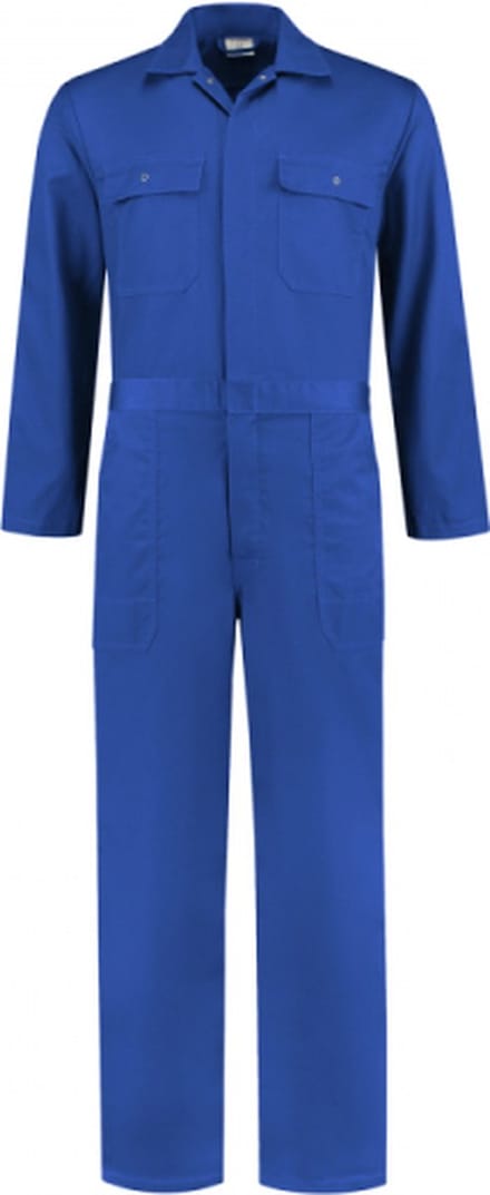 Overall polyester/katoen korenblauw maat 59