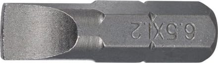 SW-staal SB/4-6,5 schroevendraaierbit, 6,3 mm (1/4") aandrijfsleuf