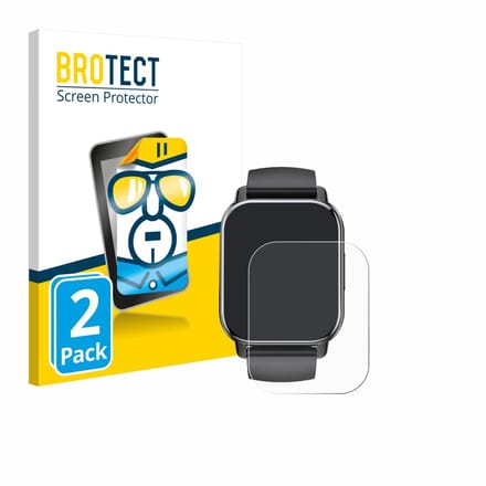 BROTECT - Screenprotector voor Poounur T80 1.95" - Folie Beschermfolie transparant 2 Stuks