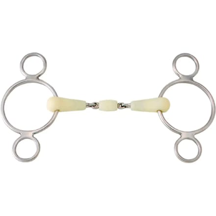 Mors persoon met 3 dubbele breukringen voor paard Happy Mouth