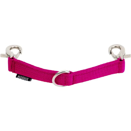 Horka Longeerstuk Met D-ring Polyester 13 Cm Donkerroze