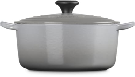 Le Creuset Tradition Braadpan stoofpan rond 24cm - 4,2L mist grey *