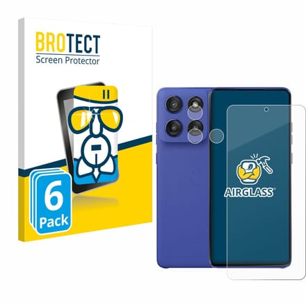 Screenprotector 6 Stuks voor Motorola Edge 60 Stylus (Voor+Camera) Beschermglas transparant
