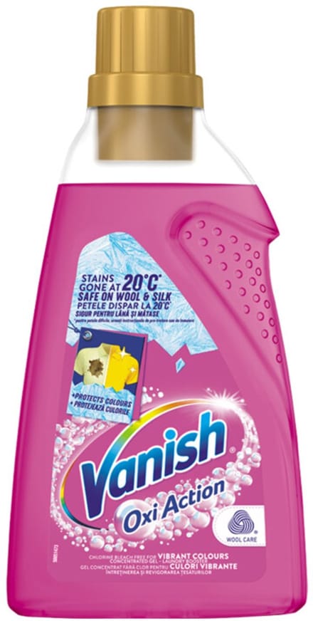 Vanish Oxi Action Vlekkenverwijderaar Gel Pink 1,5 liter