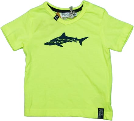 Fluo t shirt haai (Geel) - 56