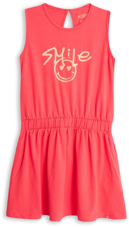 4PRESIDENT Meisjes jurk - Mid red fluor - Maat 92 - Meisjes jurken