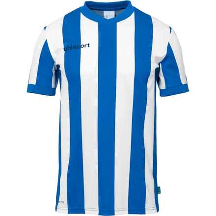 Uhlsport Stripe 2.0 Shirt Korte Mouw Kinderen - Royal / Wit | Maat: 152