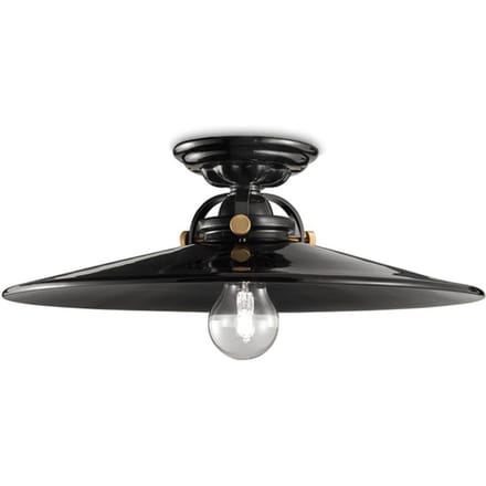 Ferroluce Plafondlamp C105 zwart