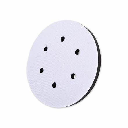Dailygoods- Spons Zachte Interface Pad - Schuren - 150 mm Diameter - 6 Gaten - Schuimconstructie - Vermindert Trillingen - Schuurpad