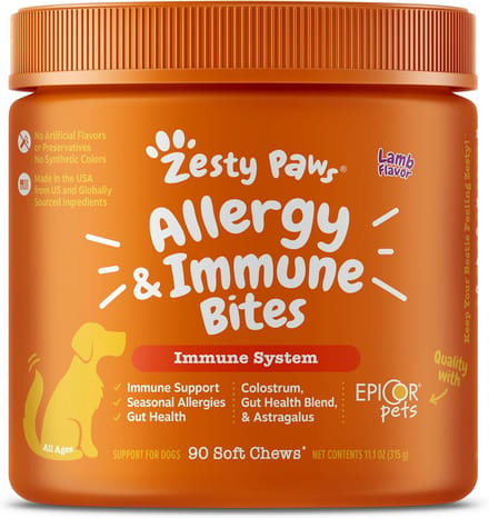 Immuniteit Kauwtabletten voor Honden - 90 Stuks voor Allergie Ondersteuning