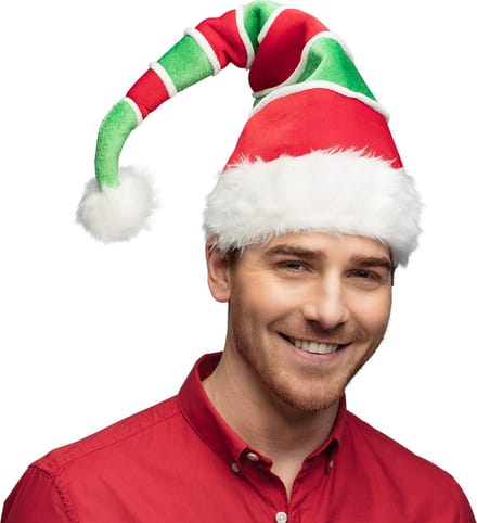 Boland - Kerstmuts Willow - Één maat - Volwassenen - Unisex - Kerst - Elf - Themafeest