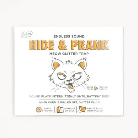 Miauw - Prank Kaart - Nonstop muziek & Glitters!