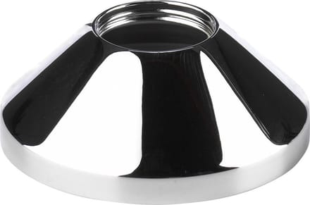 Plieger chroom Kraanrozet 1/2" 23mm hoog  2 Stuks
