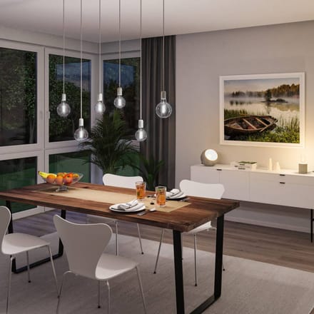 Paulmann LED-Rustika ZigBee E27 6,3W RGBW goud 3er