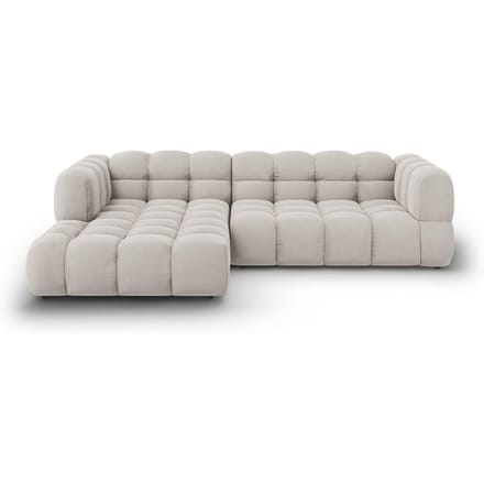 4-zits hoekbank Sky links velvet | Cosmopolitan Design