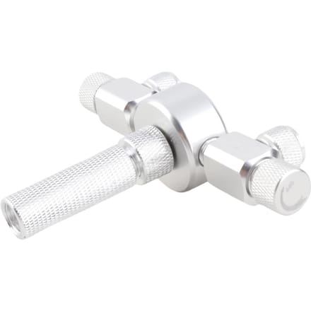 Aquarium Tank CO2 Splitter Regulator Distributeur Naald Fijnregelkraan voor CO2 Regulator 2 Way Outlets white