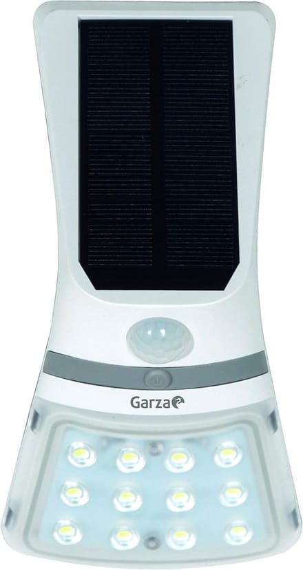 Solar LED Buitenlamp met Schemer- en Bewegingssensor | Warm Wit Licht