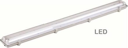 Armatuur 150cm inclusief dubbele LED TL - IP65 - 6000K