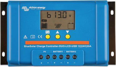 Victron BlueSolar PMW DUO LCD&USB 12/24V-20A
