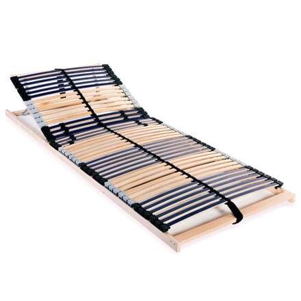 vidaXL - Lattenbodem - met - 42 - latten - 7 - zones - 80x200 - cm