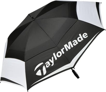 Taylormade - Golfparaplu - Double Canopy - 64 inch - Zwart Wit