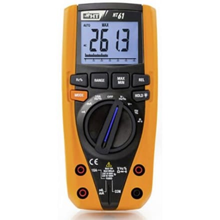 HT Instruments HT61 Multimeter Digitaal CAT III 1000 V, CAT IV 600 V Weergave (counts): 4000