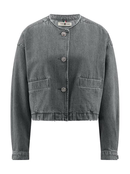 Jeansjack Van Riani grijs
