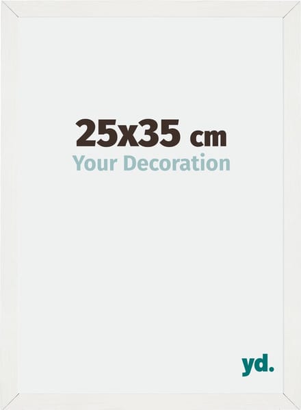 Your Decoration - Fotolijst 25x35 cm - MDF - Wit Geveegd - Mura